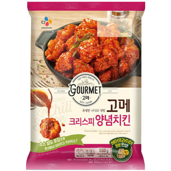 CJ제일제당 고메 크리스피 양념치킨 550g (1개)_이미지