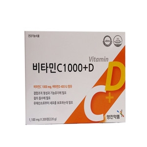 이앤에스 영진약품 비타민C 1000 +D 200정