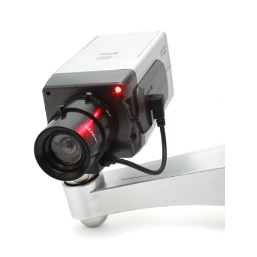 사각 LED 모형 감시 카메라 (단품)_이미지