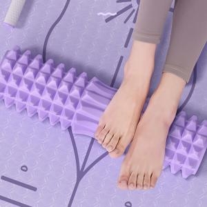  테스 eva 요가 돌기형 마사지 폼롤러 요가링제공