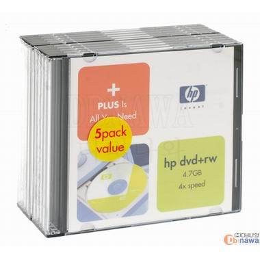 HP DVD+RW 4.7GB 4x 슬림 (10장)