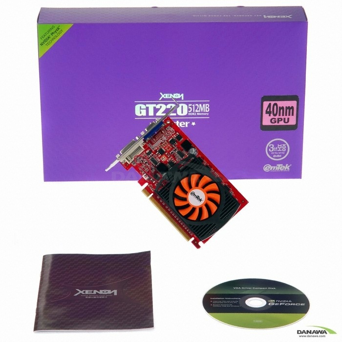 이엠텍 XENON 지포스 GT220 Master D2 512MB_이미지