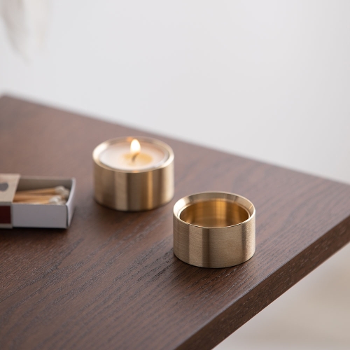[불명] 1300K 황동 티라이트 캔들홀더_이미지