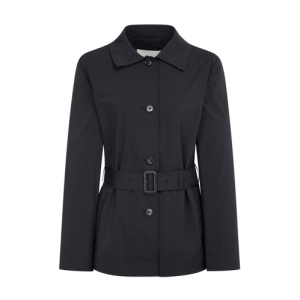 LF 헤지스레이디스 여성 경량 하프 코트 네이비 HSCO6B301N2