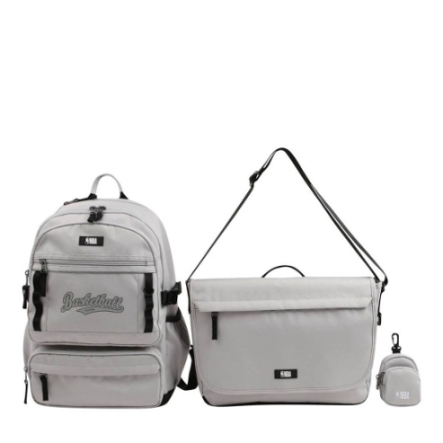 NBA 듀얼 맥스 백팩 메신저백 SET 신학기가방 블랙 K251AB010PUS_이미지