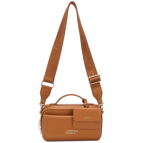 스트레치엔젤스 뉴 플랩 멀티 파니니백 SWMR01214 (다크카멜)_이미지