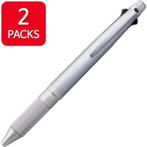 미쓰비시 pencil Jetstream Metal Pen 펜슬 제트스트림 4앤1 메탈 펜 아이스 실버 0.5mm 2팩_이미지