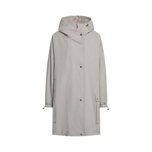 가일 GAIL 퍼 시어링 후드 미들 패딩자켓 그레이 252602601