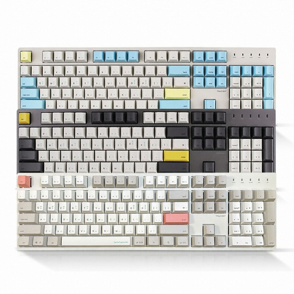웨이코스 씽크웨이 토체프 D&T 콜라보 체리 키보드 (베이지, 적축)