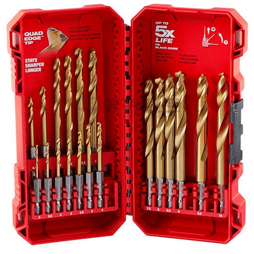밀워키 티타늄 드릴 비트세트 48-89-4860KRN (19pcs) (1세트)_이미지