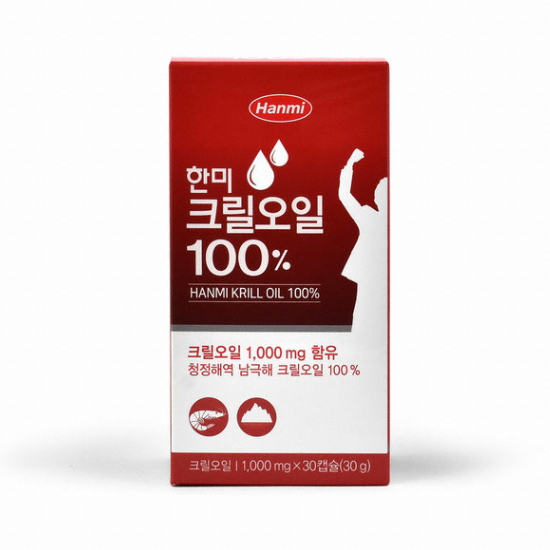 한미헬스케어 한미 크릴오일 100% 30캡슐 (3개)_이미지