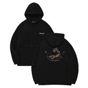 BYC 스콜피오 인증꼼파뇨 nida 자수 후드티 블랙155021 L