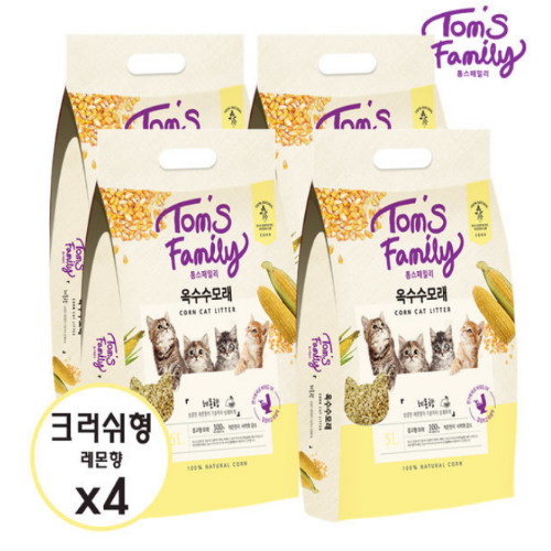 톰스패밀리 옥수수모래 크러쉬 레몬 5L이미지입니다. 누르면 해당 게시물로 새창이동합니다.