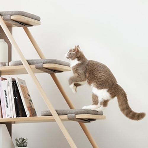 일룸 캐스터네츠 캣타워 6단 기본형 책장 1200_이미지