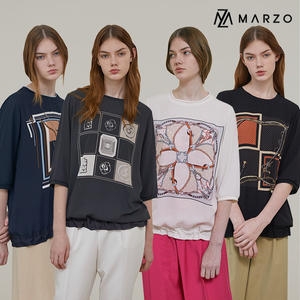 마르조 ANC_ 1종 도비쉬폰 블라우스_QBSFB011