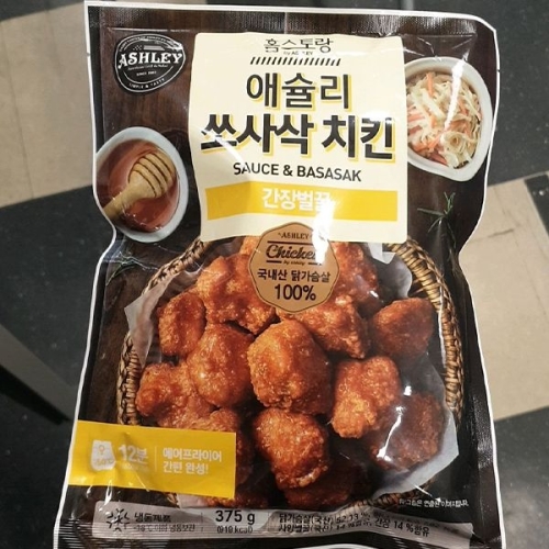 애슐리 쏘사삭 치킨 간장벌꿀 375g (1개)_이미지