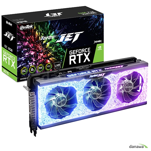 이엠텍 XENON 지포스 RTX 3070 TURBO JET OC D6 8GB LHR