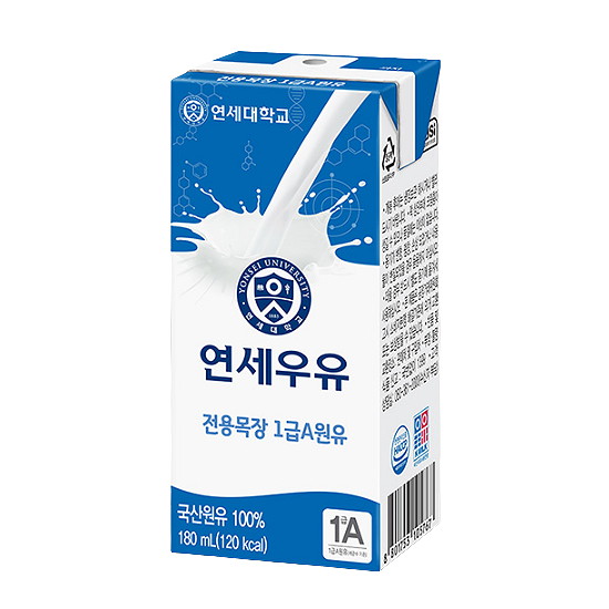연세우유 전용목장 멸균우유 180ml (96개)_이미지