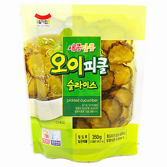 일미농수산 일가집 오이피클 슬라이스 350g (2개)_이미지