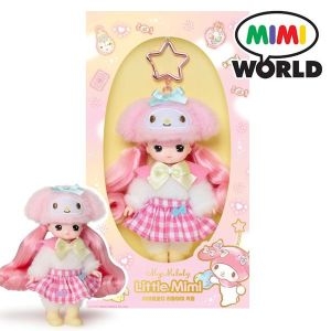 미미월드 산리오 캐릭터즈 리틀미미 키링 시리즈 마이멜로디 인형 키링..35128694