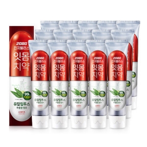 애경 2080 진지발리스 유칼립투스 스트롱민트 150g (15개)