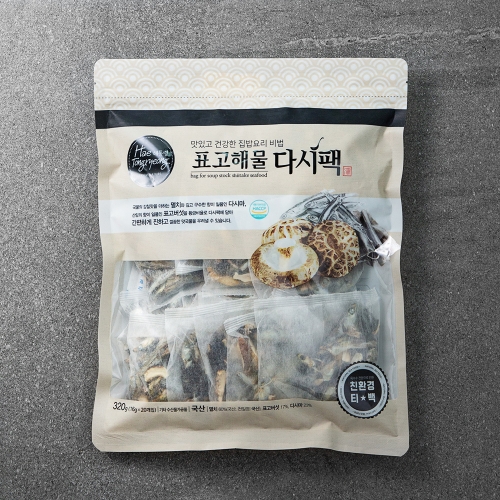 해통령 표고해물 다시팩 16g 20개_이미지