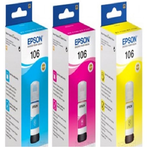 Epson 정품 106 (T00R240, T00R340, T00R440) 3색 세트_이미지