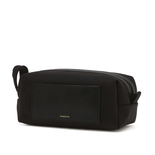 헤지스 액세서리 라잇백 블랙 포켓 나일론 파우치 HIWA6E990BK_이미지