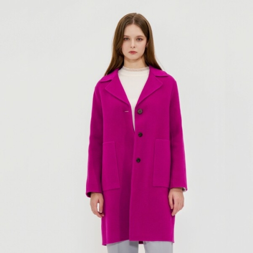 캐리스노트 원버튼 핸드메이드 슬림핏 캐시미어 코트 CN4SHC101MT