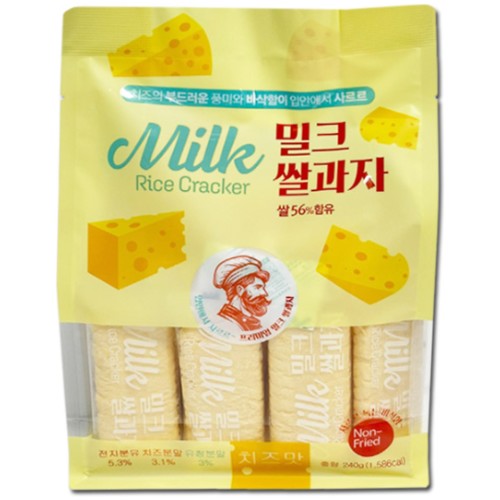 밀크 쌀과자 치즈맛 대용량 240g