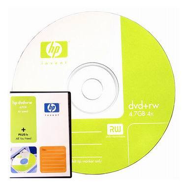 HP DVD+RW 4.7GB 4x 무비케이스 20장