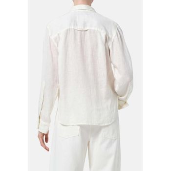 휴고보스 케일라 슈렁큰 린넨 셔츠 바닐라 150885573