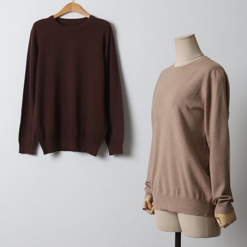 나야홍 빅사이즈 503 캐시미어긴팔니트티 APJ418_이미지