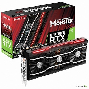 이엠텍 HV 지포스 RTX 2080 SUPER BLACK MONSTER V2 OC D6 8GB