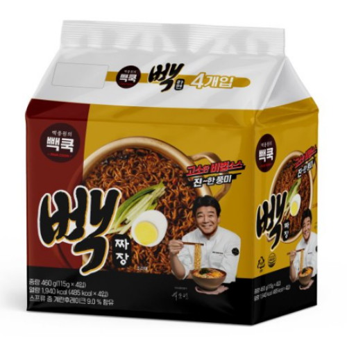 더본코리아 빽쿡 빽짜장 140g (4개)_이미지