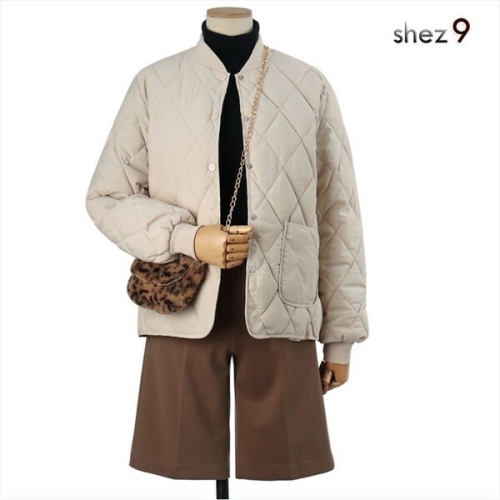 쉬즈넘버나인 오앤 경량 퀼팅 패딩점퍼_이미지