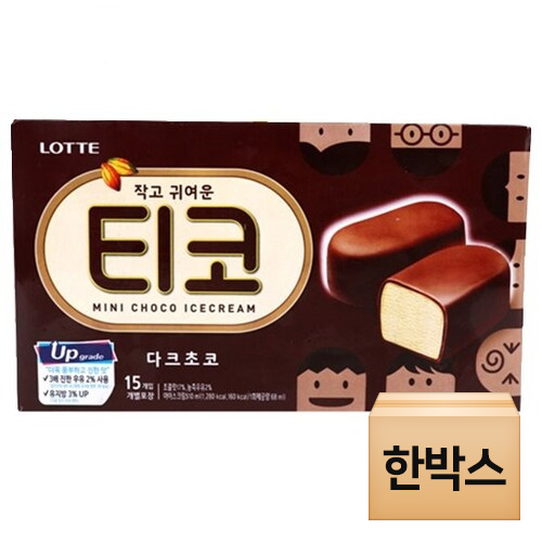 롯데웰푸드 티코 다크초코 15개입 510ml (6개)_이미지