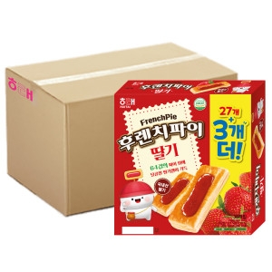 후렌치파이 딸기 27+3 6개 1box