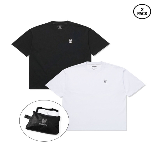 공용 뉴 2PACK 베이직 반팔 티셔츠_LW265TS901