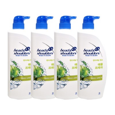 헤드앤숄더 애플 프레쉬 두피 트리트먼트 850ml (4개)_이미지