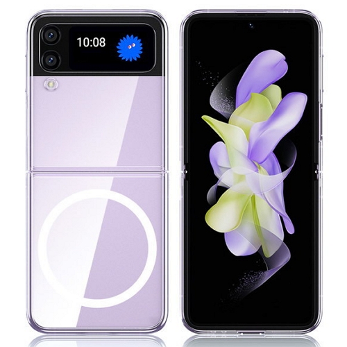 태블리스 갤럭시Z 플립4 맥세이프 호환 투명 실리콘 케이스 ZF-20214_이미지