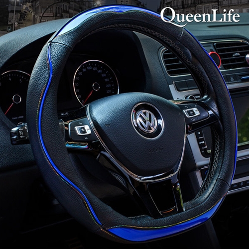 퀸라이프 가죽 핸들커버 D컷 QL707_이미지