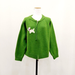 포커스 강아지가디건 FW5K3KC3193GN_SH