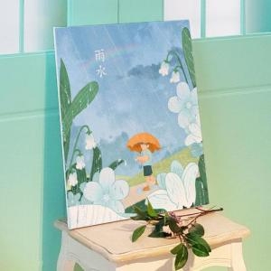 꾸밈 캔버스액자53x45.5_절기 우수,소서,추분,소한_이미지
