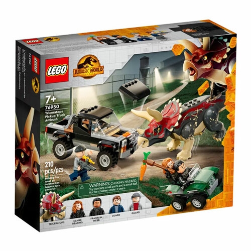 쥬라기월드 트리케라톱스 픽업트럭 매복 (76950)