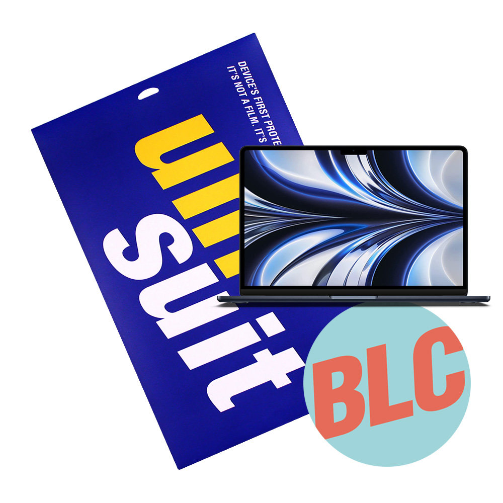 모이다 유니슈트 애플 2022 맥북에어13 M2 블루라이트 차단 액정보호필름 (액정 1매)_이미지