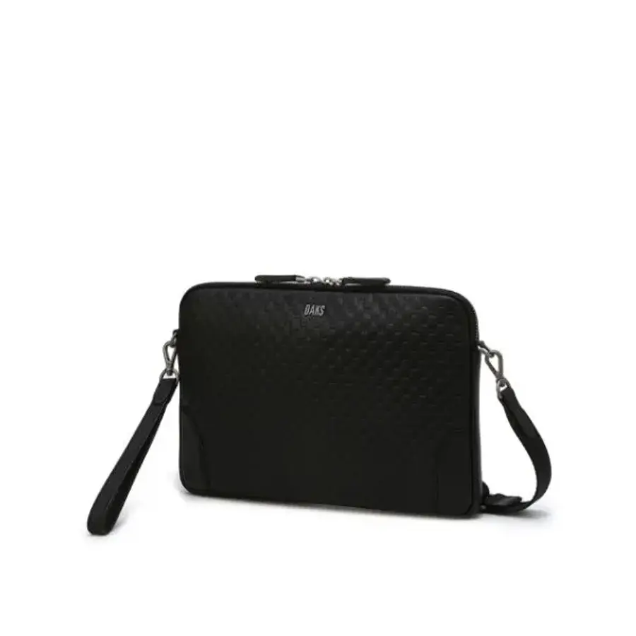 MENS ACCESSORIES 블랙 DD 패턴 경판 소가죽 클러치백 DBBA6E013BKDBBA6E013BK 101542