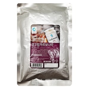 대상 청정원 생크림까르보나라 파스타소스 1kg