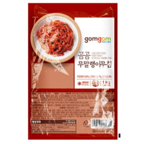 곰곰 무말랭이무침 1kg (4개)_이미지