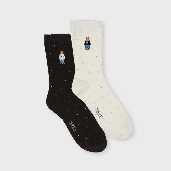 후아유 2PACK Steve Dot Socks / WHAYG1121A_이미지
